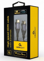 Gembird HDMI kabl, high speed, ethernet support 3D/4K TV "Premium Series" 10m blister CCBP-HDMI-10M - Img 2