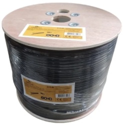 Gembird kabl-optic-ftth-12f-frp, ftth outdoor flat drop fiber opticki kabl 12 core ,sm g.657a1 lszh-1000 m