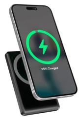 Gembird PB10-WPC15M-LCD-01 15 W magnetni beži?ni prenosni punja? LCD, 10000 mAh, crni