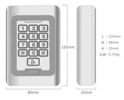 Gembird SMART-KPS-LOCK-Door reader metal case IP65 Waterproof RFID EM card door access control reade - Img 1