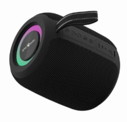 Gembird SPK-BT-LED-05-BK  Portable Bluetooth RGB LED TWS speaker, 8W, BT, FM, USB, Handsfree, Black-3