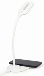 Gembird TA-WPC10-LED-01-MX White LED Stona lampa + QI bezicni punjac max10W - Img 2