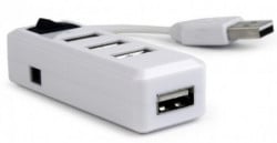 Gembird UHB-U2P4-21 USB2.0 4-port HUB, sa prekidacem, white - Img 1