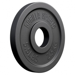 Gorilla Sports Olimpijski tegovi od livenog gvožđa 50/51 mm ( 101187-00002-0007 )
