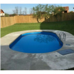 GRE Ovalni porodični bazeni sa čeličnom konstrukcijom - set 6,1x3,75x1,2 m (skimer, uduvač, merdevine, peščani filter) ( 0026802 ) - Img 3