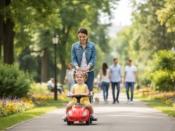 Guralica Eco 2u1 sa zvučnim efektima Model 450 - Crvena