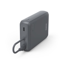 Hama 047443536372 power bank travel 10000 mah + usb-c kabl ( 201739 )