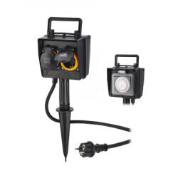 Hama bastenska dvostruka uticnica, uzemljenje i tajmer ( 137273 )