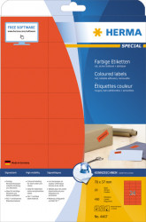 Herma etikete 70X37 A4/24 1/20 crvena ( 02H4467 ) - Img 1