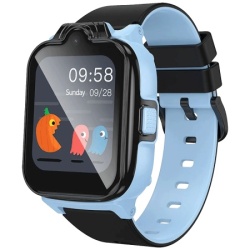 Hoco. 1.69" 4G GPS, WiFi, plavo/crni - Y104 4G, Blue Pametan sat za decu