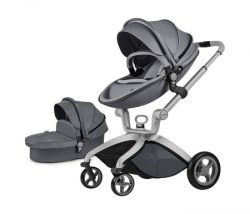 Hot Mom kolica dark grey 2u1 (sportsko sediste+korpa) ( F22D.GREY )-1