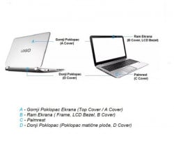 HP donji poklopac (D Cover) za laptop pavilion G7-2000 Seriju ( 107179 ) - Img 2