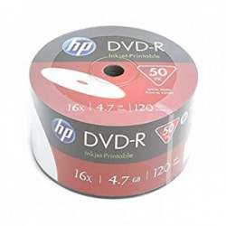 HP DVD-R 4.7GB 16X 50PK BULK PRINTABILNI 69302 ( 556PHP/Z )