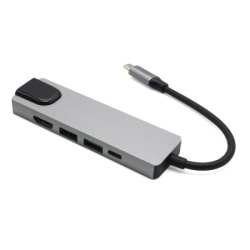 Hub type-c na hdmi type c 2xusb3.0 lan (5 u 1) ( HUB77 )-1