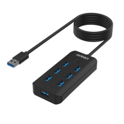 Hub usb 3.2 sa 7 portova gen 1 5g + lock screen dugme 50cm (otn-8120) onten ( HUB107 )