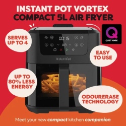Instant Pot Vortex Compact Black 5L AirFryer  ( 140-3083-01-E )-7