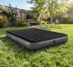 Intex Dura-Beam Vazdušni krevet Queen Downy sa ugrađenom nožnom pumpom 203cm x 152cm x 25cm ( 64763 )