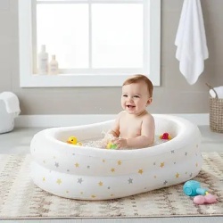Intex Starry dečja kadica na naduvavanje sa ručnom pumpom 89 x 66 x 25 cm ( 48523 )