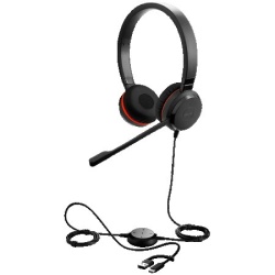 Jabra Evolve 20 SE, Stereo MS, USB C/A adapter, Leather ( 4999-823-369 )