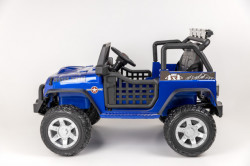 Jeep BROTHERS Auto na akumulator sa dva pogona i kožnim sedištem - Plavi - Img 2