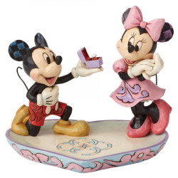 Jim Shore Mickey and Minnie Magical Moment Figure ( 028493 )