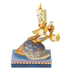 Jim Shore Romance by Candlelight (Lumiere and Feather Duster Figurine) ( 065798 )