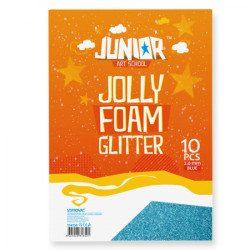 Jolly glitter foam, eva pena sa šljokicama, plava, A4, 10K ( 134150 ) - Img 1