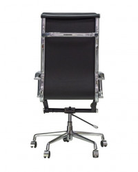 Kancelarijska stolica BOB HB L od prave kože - Crna - Img 2