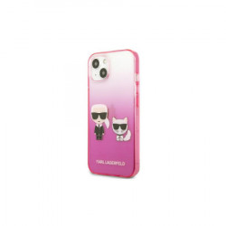 Karl Lagerfeld futrola za iPhone 13 pink karl & choupette head gradient ( GSM114867 ) - Img 1