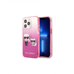 Karl Lagerfeld futrola za iPhone 13 pro pink karl & choupette head gradient ( GSM114868 ) - Img 2