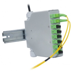 Keline FO kutija za DIN šinu 8xSC simplex LC duplex prazna ( Hn-din8-sc )