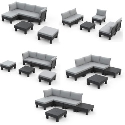 Keter Baštenski set cantara elements 5 seater, grafit ( CU 257361 )-2