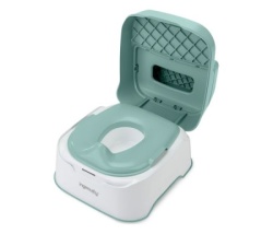 Kids ii ingenuity 3-u-1 sistem -  nosa potty/steper/adapter - white/mint 12m+ ( SKU17143 ) -1