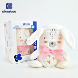 KikkaBoo bebi ćebence sa 3D vezom 75x100 Rabbits in Love ( KKB50110 ) - Img 3