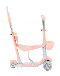 KikkaBoo trotinet Makani BonBon 4in1 Candy pink ( KKB90098 ) - Img 3