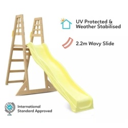 Kinder home Dečija drvena penjalica sa toboganom  ( C440 )-4