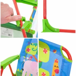 Kinder Home Sklopiva dečija stolica sa suncobranom tofi – za plažu, baštu i kampovanje ( 86125U )-6