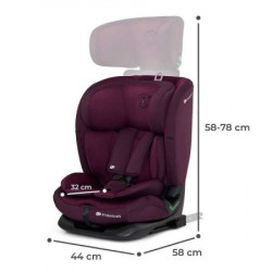 Kinderkraft autosediste (9-36kg) oneto3 i-size cherry pearl ( KCONE300RED0000 ) - Img 4