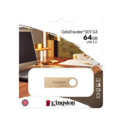 Kingston 740617341270 fleš pen 64gb, metalni, datatravel se9 g3, usb 3.2 ( dtse9g3/64gb )
