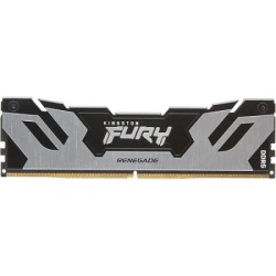 Kingston ddr5 64gb (2x32gb) 6000mhz [fury renegade], non-ecc udimm, cl32 1.35v, 288-pin 2rx8, silver/black, memory kit, w/heatsink, xmp ( K-3