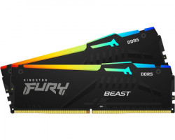 Kingston DIMM DDR5 32GB (2x16GB kit) 5600MT/s KF556C36BBEAK2-32 fury beast RGB expo memorija - Img 2