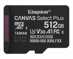 Kingston U3 V30 SDXC 512GB Canvas Select Plus G3 150R SDCS3/512GBSP Memorijska kartica