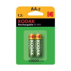 Kodak punjive baterije aa 2600 mah, 2 kom u pak ( 30955080 )
