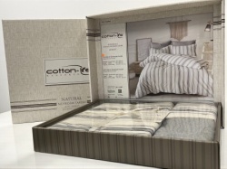 Komplet set posteljina Cotton-Life 160x220cm Antrasit ( VLK000422-antrasit )