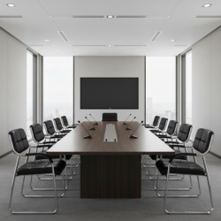 Konferencijska stolica Cube Crna 595x525x885 mm ( 755-911A )-3