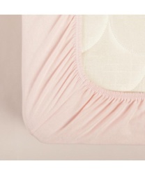 Krevetski čaršav sa lastišem žersej roze 60x120 ( 623-ROZE )