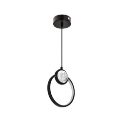 Lacrima Viseća Lampa Crna 15W LED 3000K ( 15068 )