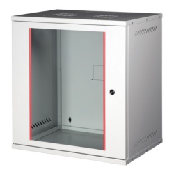 Lande Nazidni ormar 12U dim.540x400mm ,staklena vrata,sivi,50kg FP ( Ln-stb12u5440lg )
