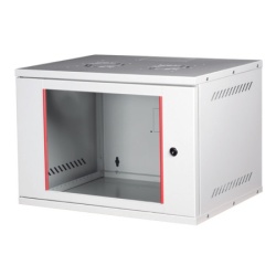 Lande Nazidni ormar 7U dim.540x400mm ,staklena vrata,sivi,50kg FP ( Ln-stb07u5440lg )