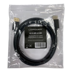 LC power lc-c-dp-2.1-2m displayport (m) na display port (m) 2m black ( 25744 )